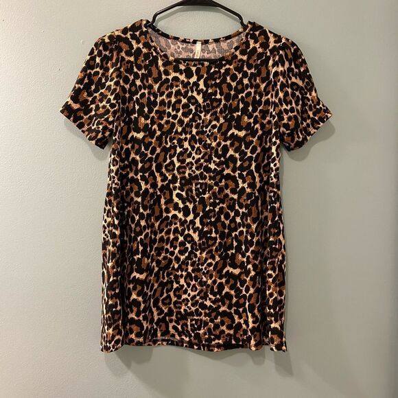 NWOT … LIME N CHILI “Size: S”Leopard Print Blouse - Picture 1 of 4